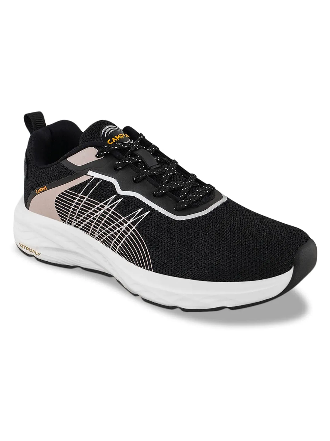 VIRTAL Black Men's Sports Shoes sold by Campus Shoes product image thumbnail 2