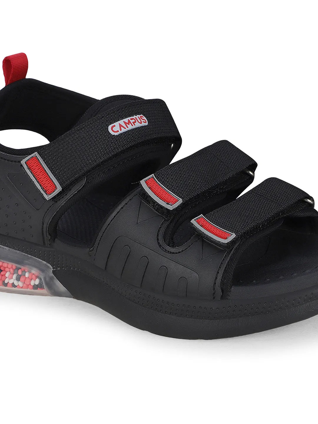 GC-22134 Black Men's Sandals sold by Campus Shoes product image thumbnail 4