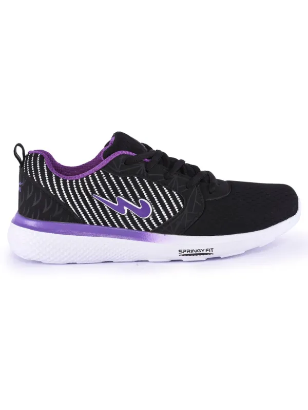 LIANA Black Women's Running Shoes sold by Campus Shoes