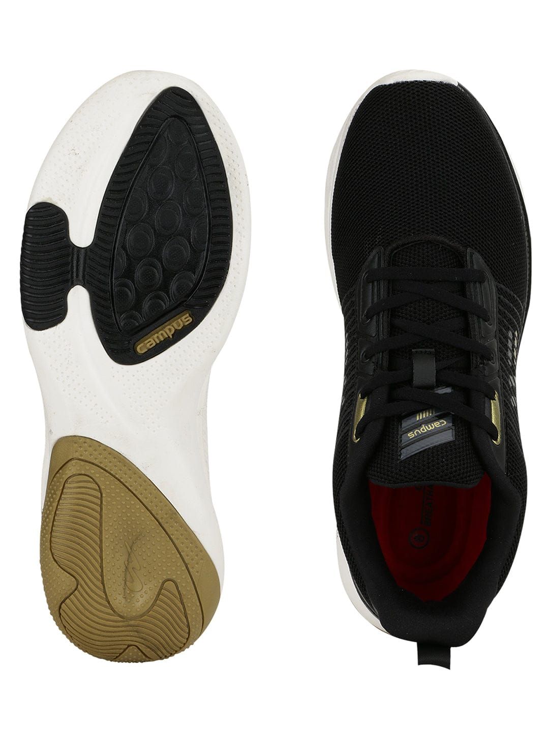 ZAC Black Men's Running Shoes sold by Campus Shoes product image thumbnail 4