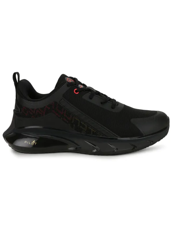 SYCLONE PRO Black Men's Running Shoes sold by Campus Shoes