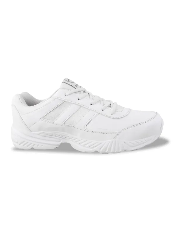 BINGO-151S White Men's School Shoes sold by Campus Shoes