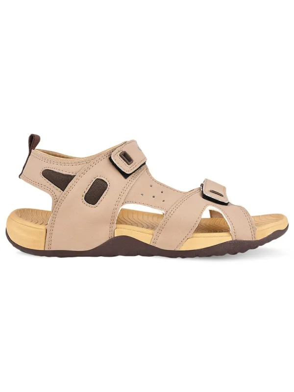 GC-15 Beige Men's Sandals sold by Campus Shoes