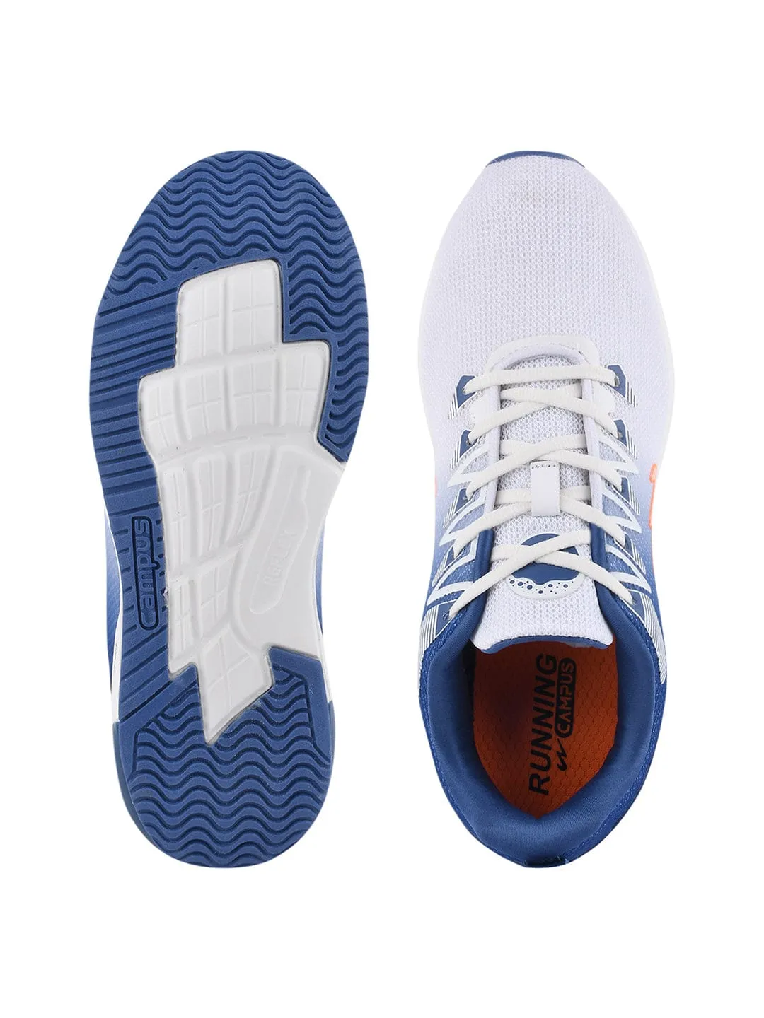 CAMP MARLON White Men's Running Shoes sold by Campus Shoes product image thumbnail 4