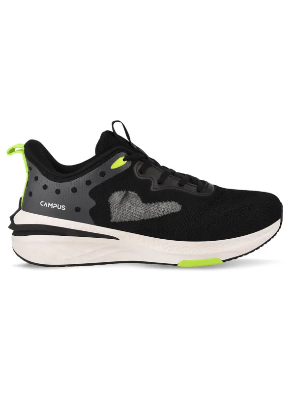 SKULL Black Men's Running Shoes sold by Campus Shoes