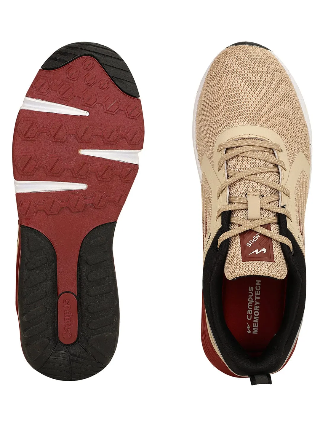 TORMENTOR Grey Men's Running Shoes sold by Campus Shoes product image thumbnail 4