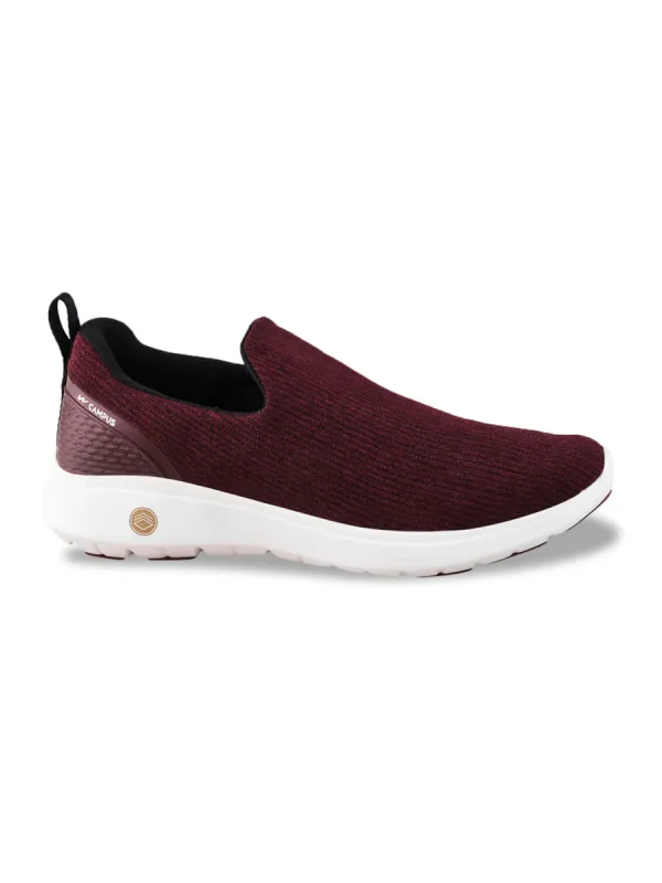 CAMP WAY Maroon Men's Walking Shoes sold by Campus Shoes