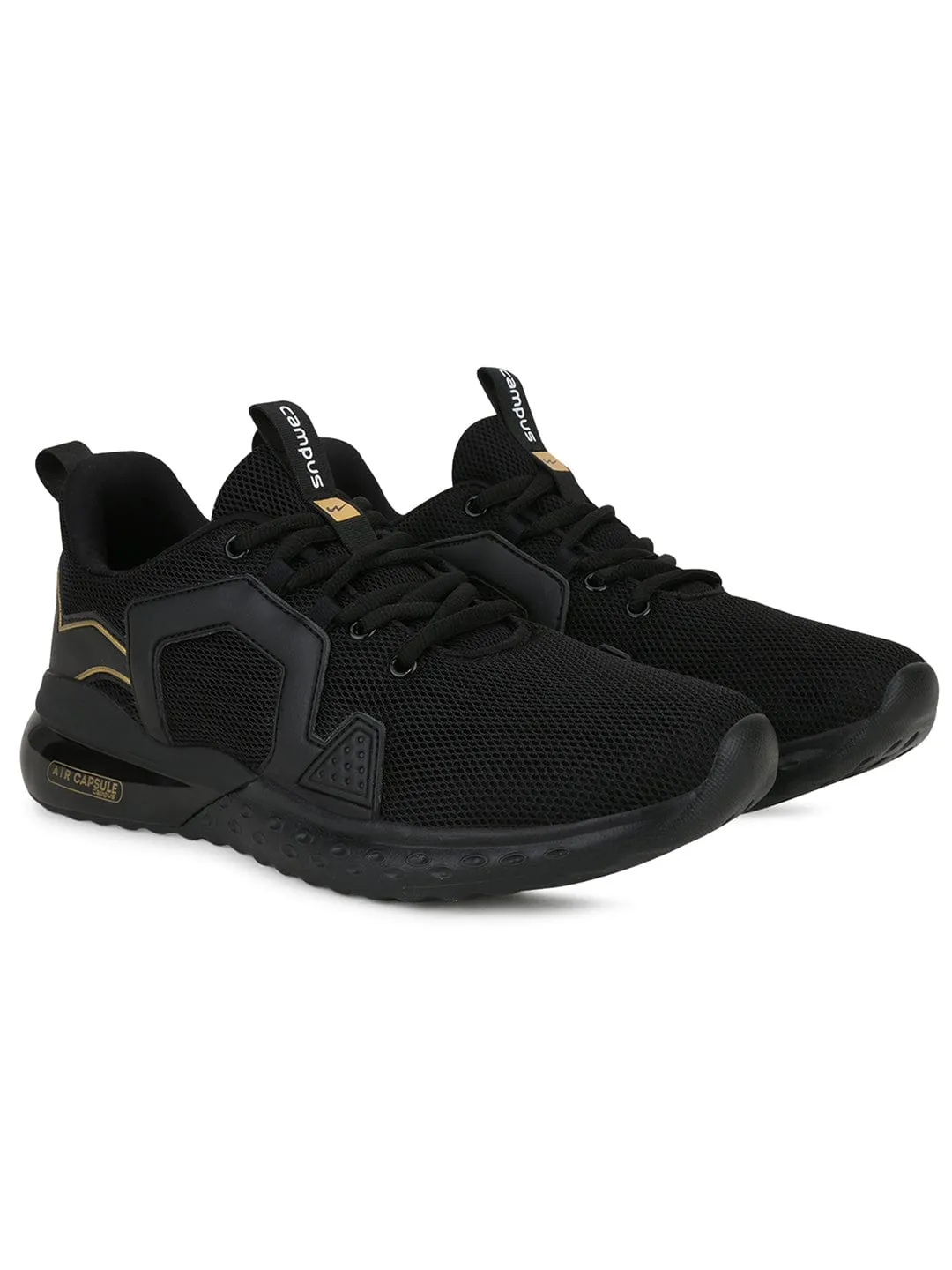 PATRIK PRO Black Men's Sports Shoes sold by Campus Shoes product image thumbnail 2