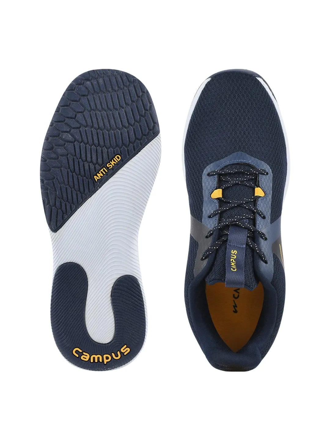 ALGERIA Blue Men's Running Shoes sold by Campus Shoes product image thumbnail 4