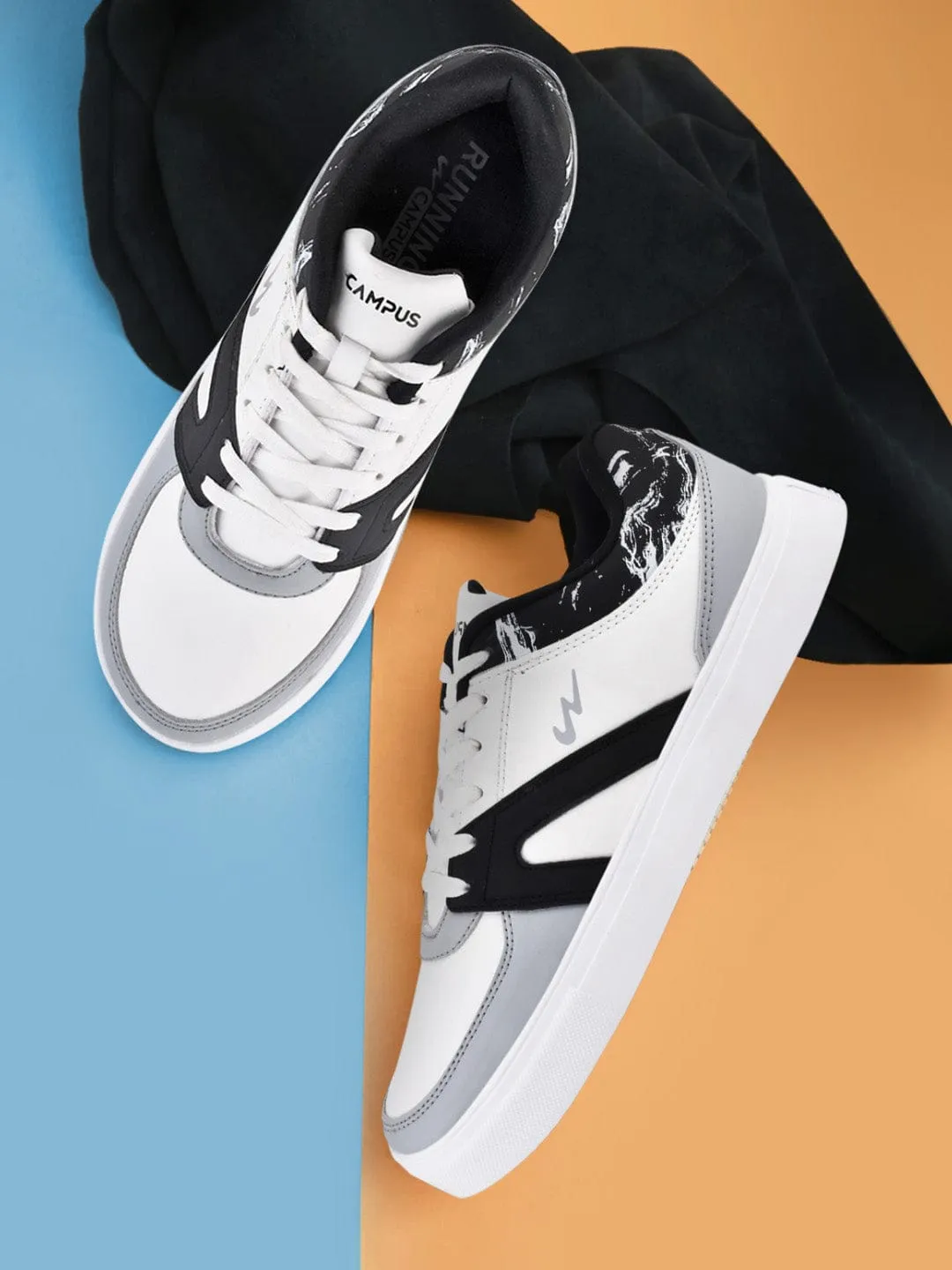 OG-04 White Men's Sneakers sold by Campus Shoes product image thumbnail 5