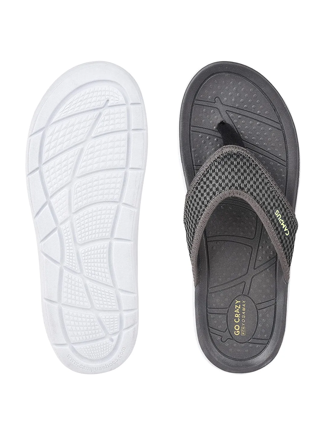 SL-406 Grey Men's Flip Flops sold by Campus Shoes product image thumbnail 4
