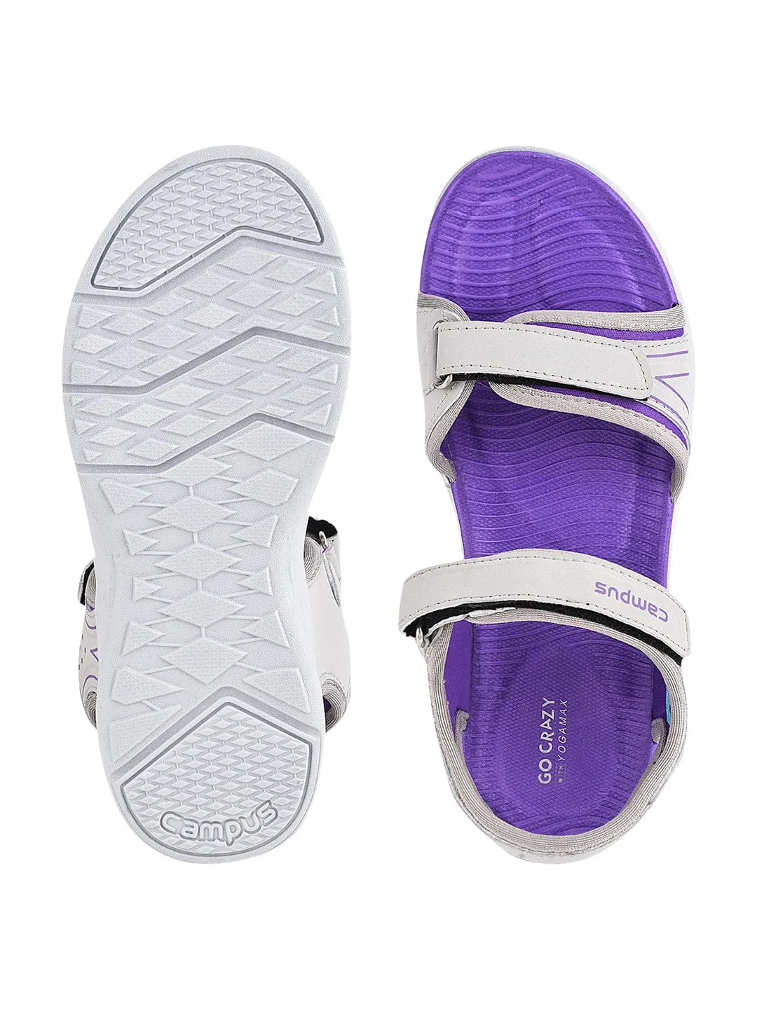 GC-2208L Grey Women's Sandals sold by Campus Shoes product image thumbnail 4