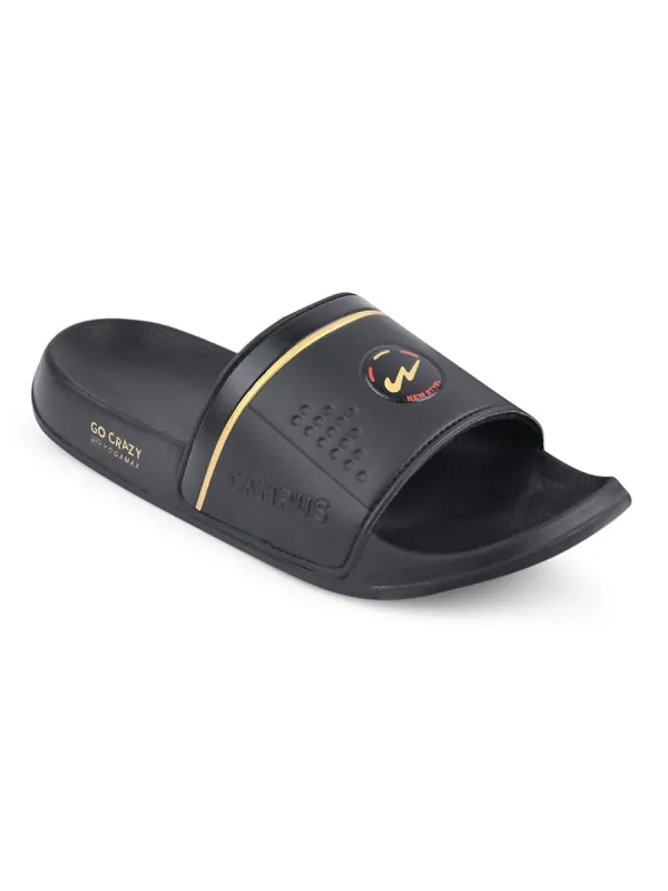 SL-431 Black Men's Slides sold by Campus Shoes