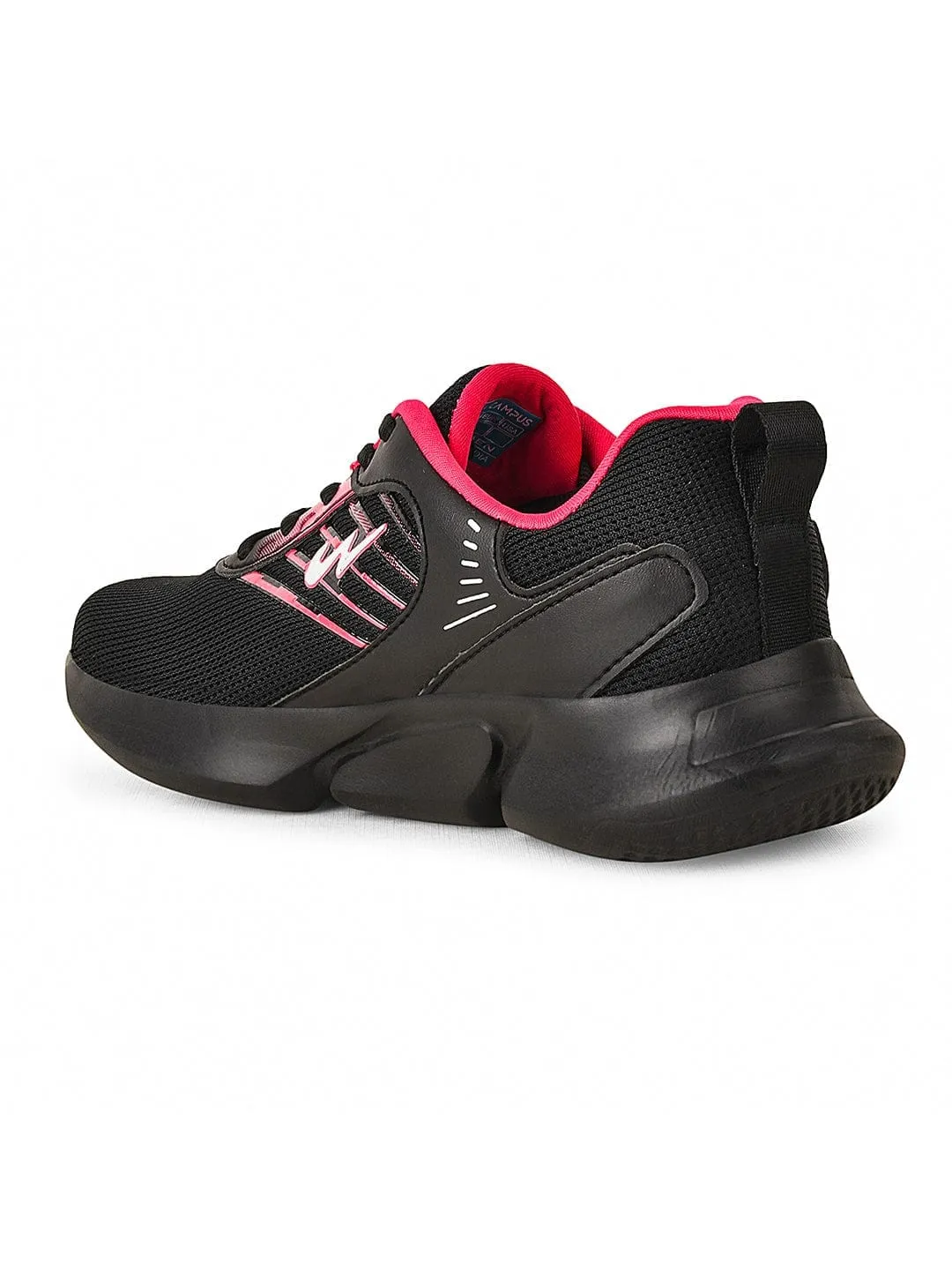 CAMP SUNSET Black Women's Sneakers sold by Campus Shoes product image thumbnail 3