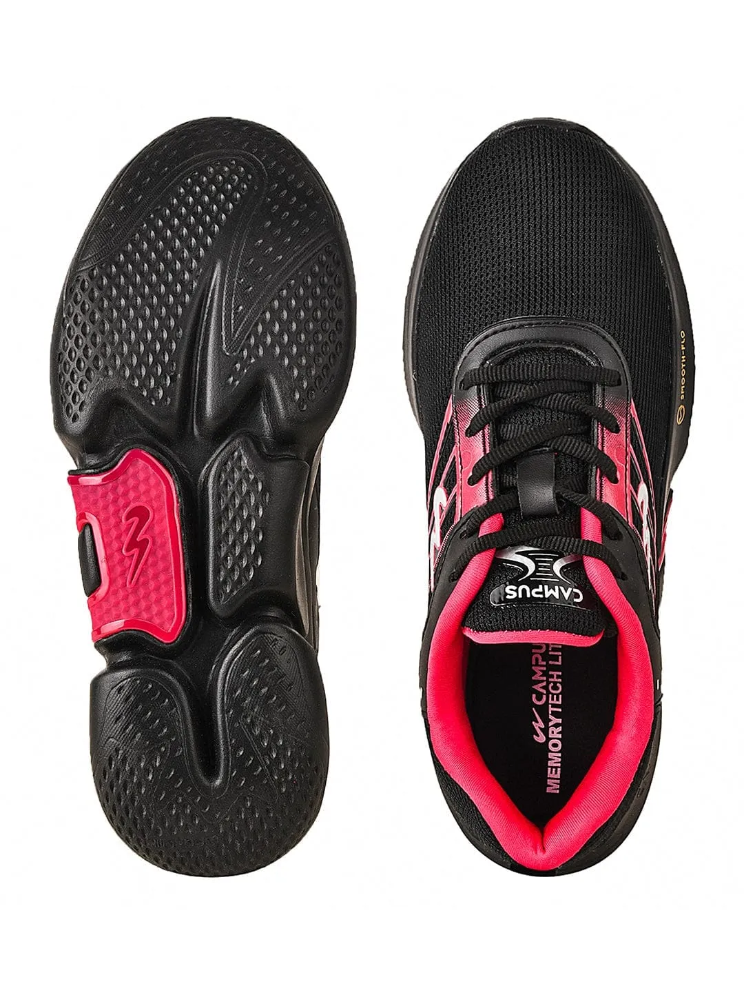 CAMP SUNSET Black Women's Sneakers sold by Campus Shoes product image thumbnail 5