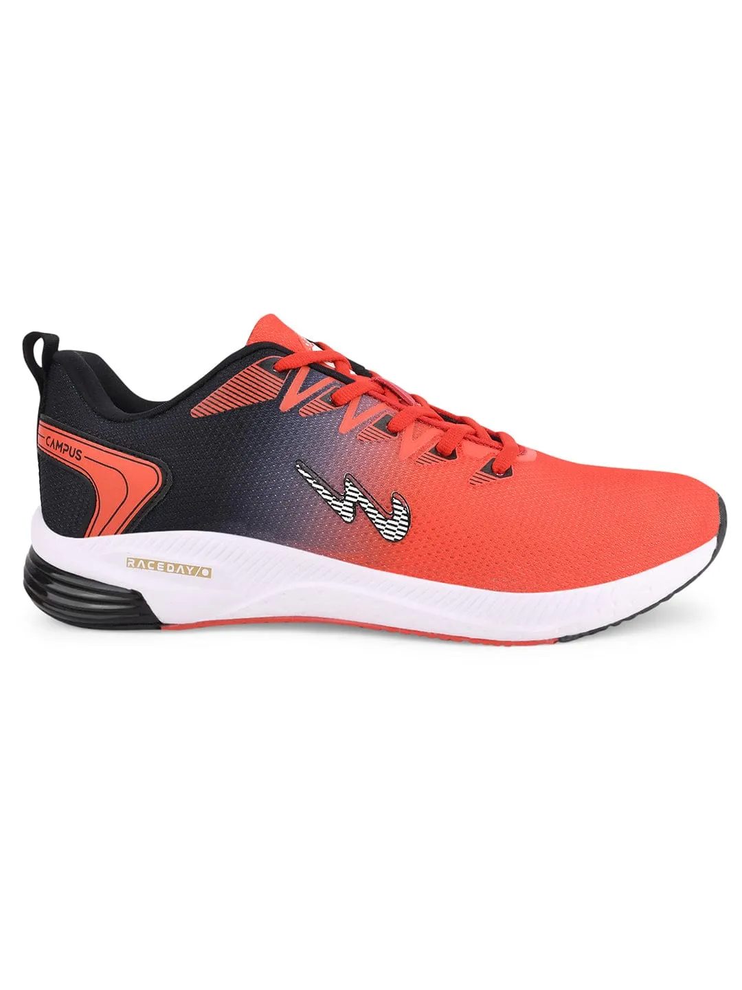 CAMP MARLON Black Men's Running Shoes sold by Campus Shoes