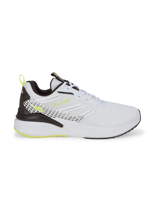 FLOW PRO White Men's Sports Shoes sold by Campus Shoes