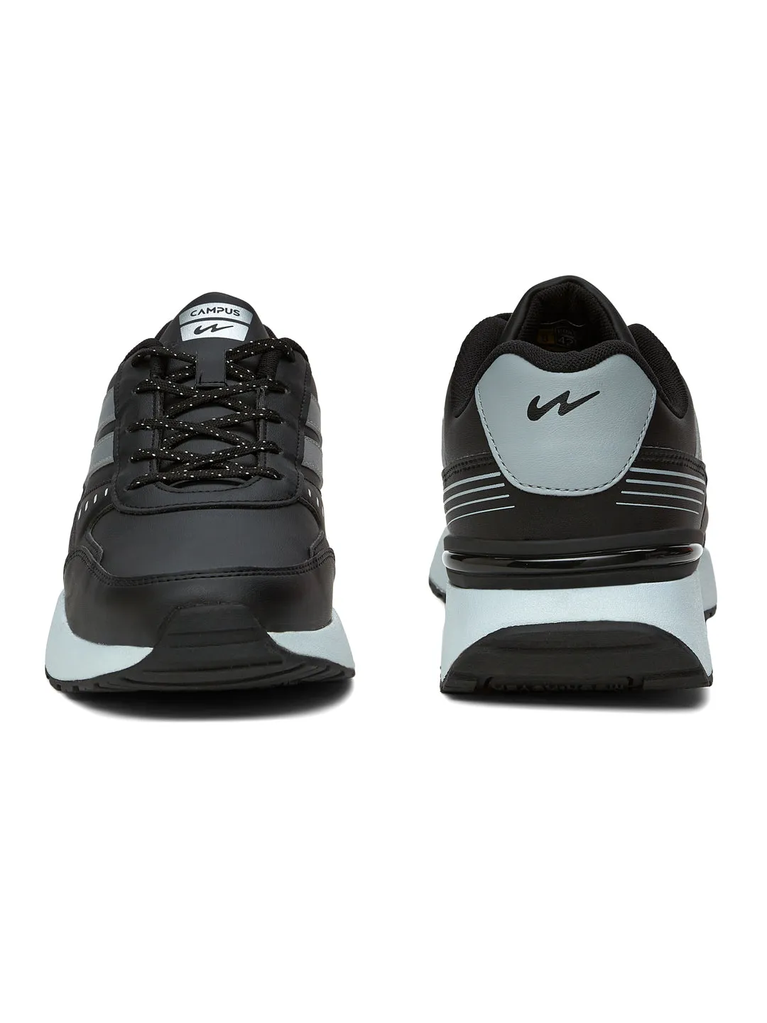 KNICK Black Men's Sneakers sold by Campus Shoes product image thumbnail 3