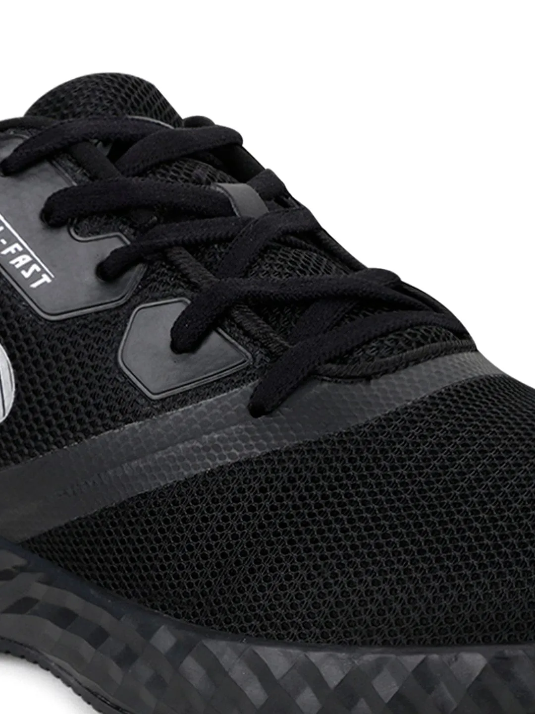 TORNADO Black Men's Running Shoes sold by Campus Shoes product image thumbnail 5