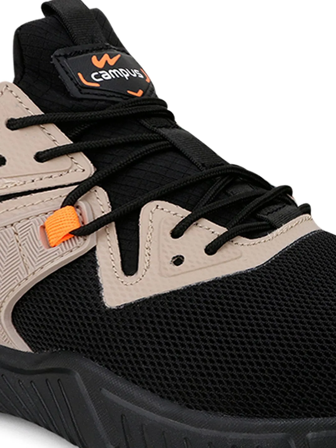 TEZ Black Men's Running Shoes sold by Campus Shoes product image thumbnail 5