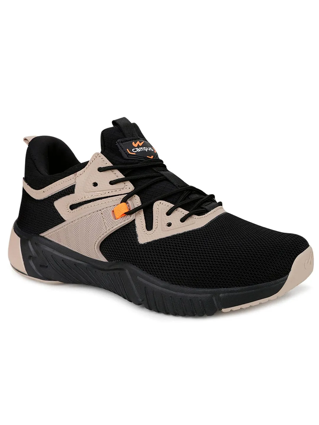 TEZ Black Men's Running Shoes sold by Campus Shoes product image thumbnail 2