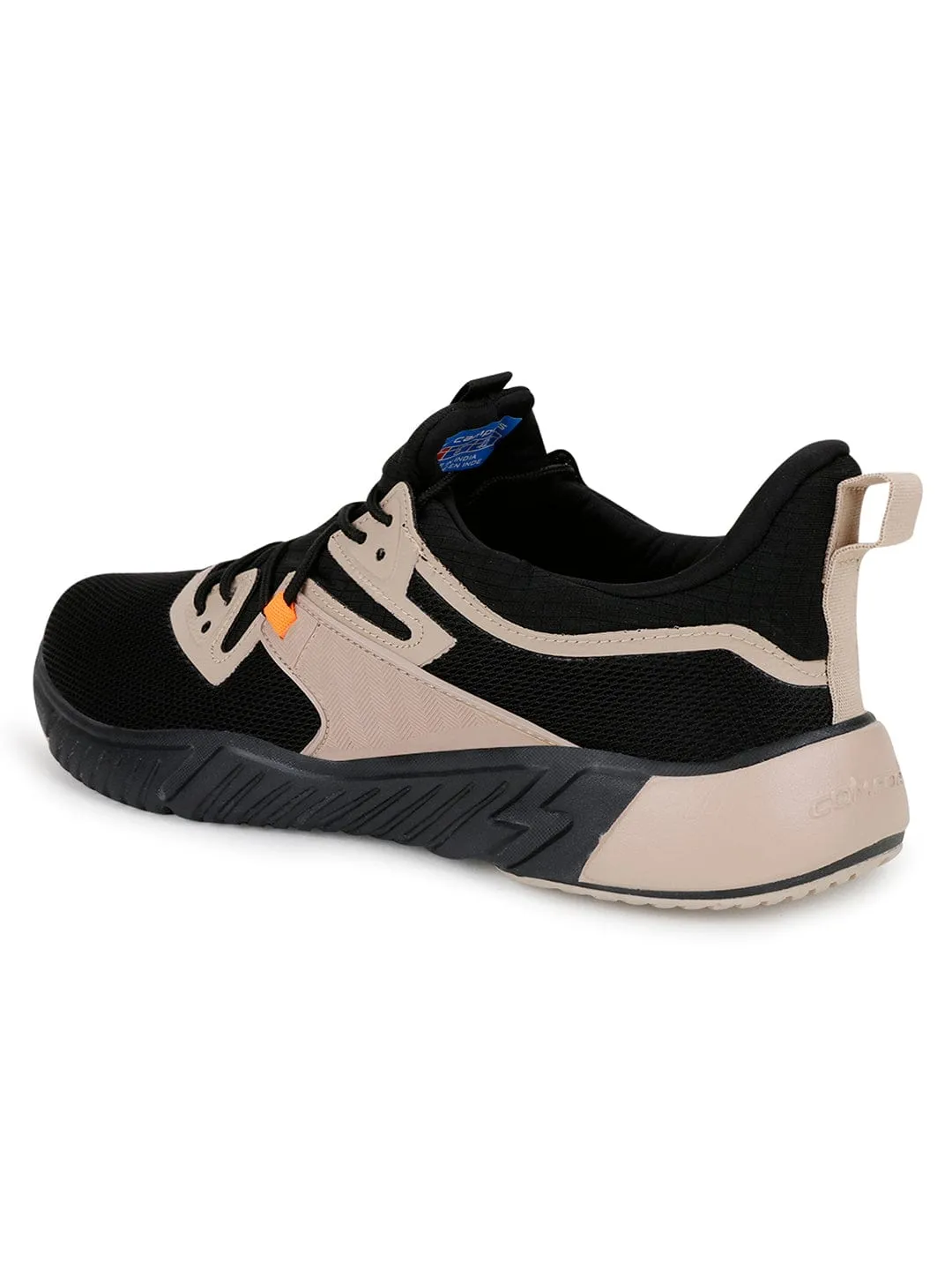 TEZ Black Men's Running Shoes sold by Campus Shoes product image thumbnail 3