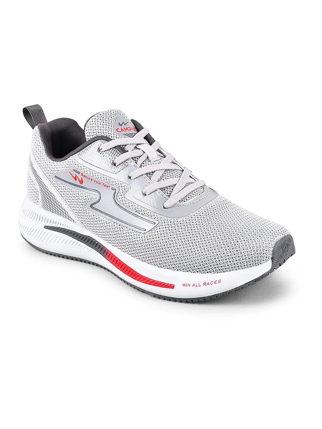 CAMP-RAMBO Grey Men's Running Shoes sold by Campus Shoes product image thumbnail 2
