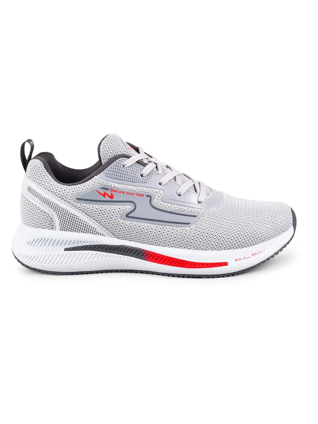 CAMP-RAMBO Grey Men's Running Shoes sold by Campus Shoes