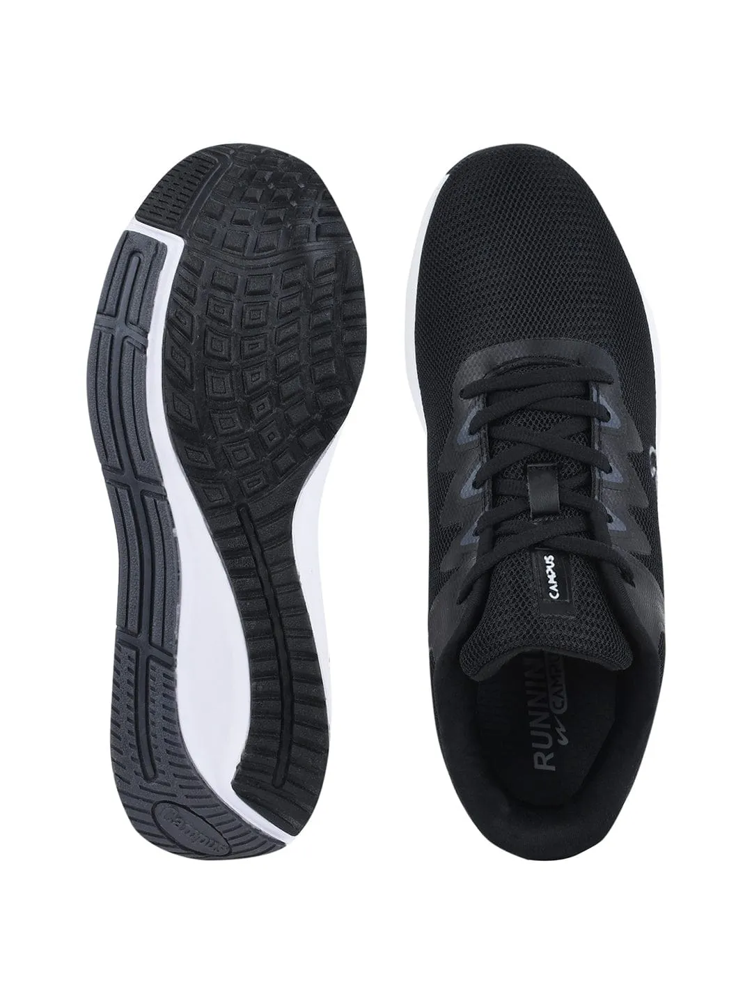 CAMP-XMEN Black Men's Running Shoes sold by Campus Shoes product image thumbnail 4
