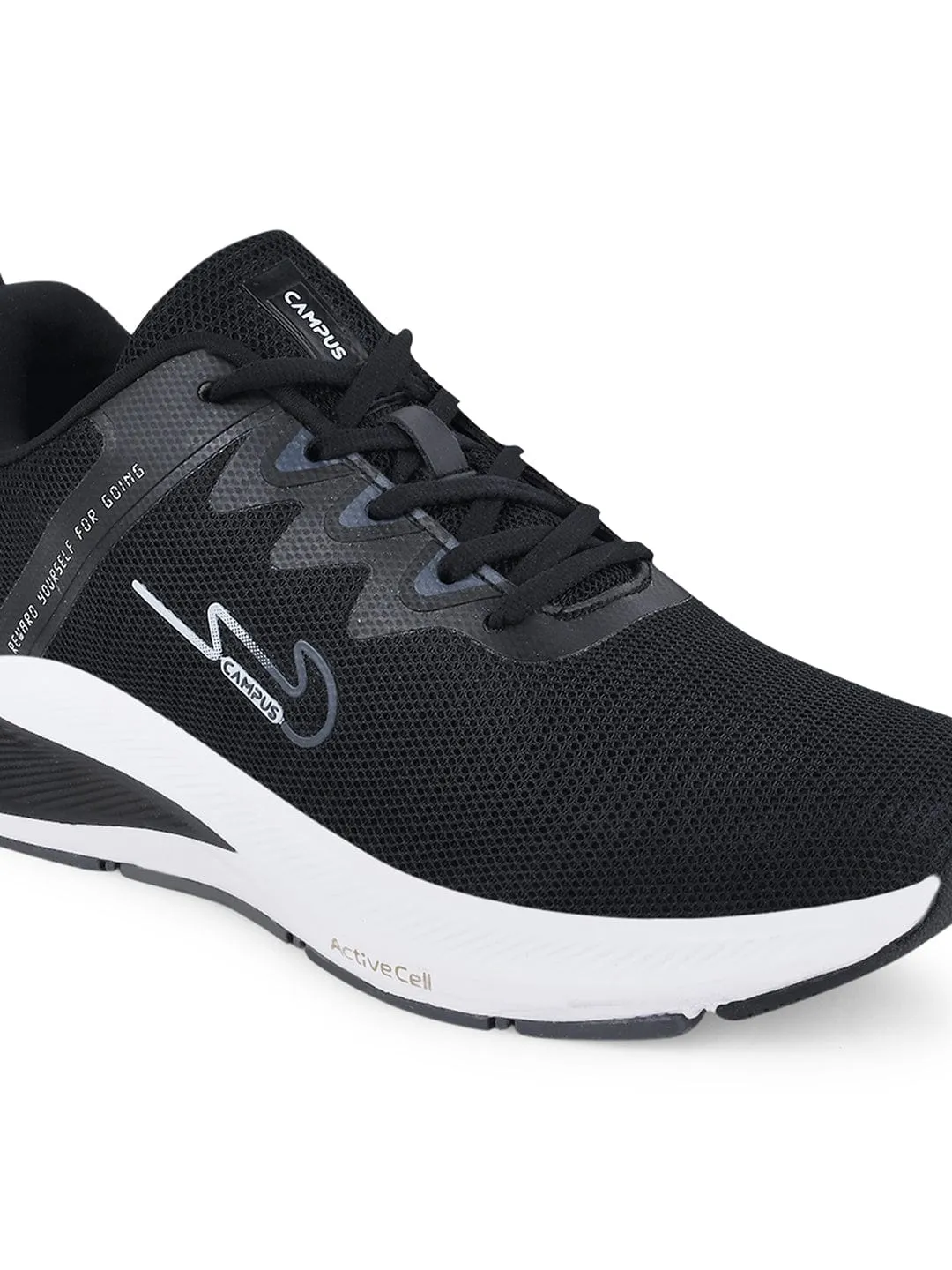 CAMP-XMEN Black Men's Running Shoes sold by Campus Shoes product image thumbnail 5