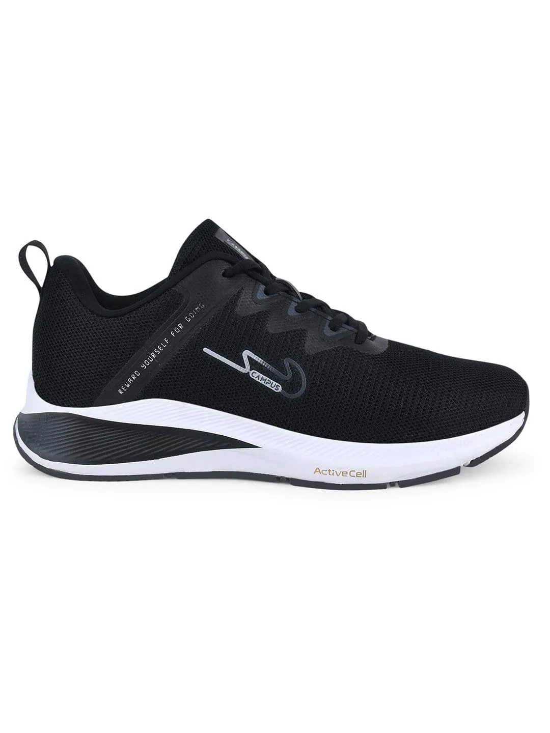 CAMP-XMEN Black Men's Running Shoes sold by Campus Shoes