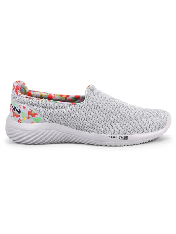 CAMP JEX Grey Women's Slip-ons sold by Campus Shoes