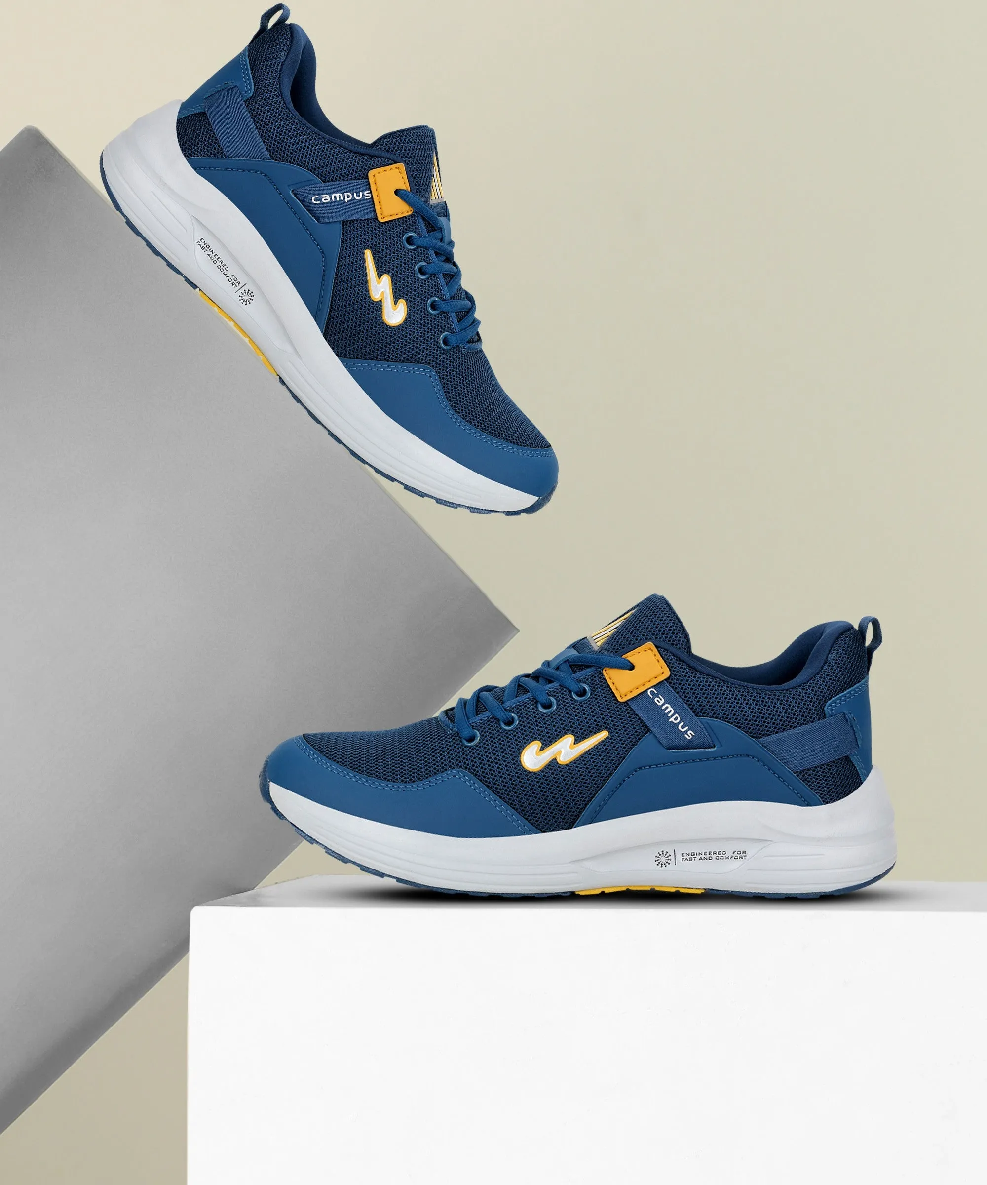 EUROPA Blue Men's Running Shoes sold by Campus Shoes product image thumbnail 5