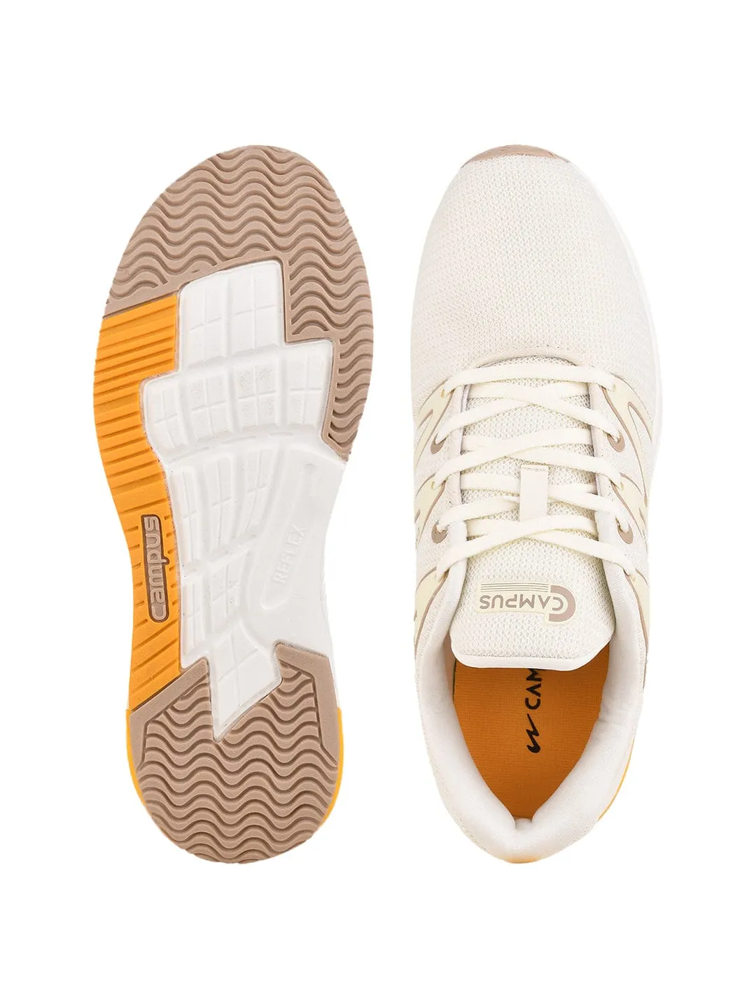 CAMP-VISION Off White Men's Running Shoes sold by Campus Shoes product image thumbnail 4