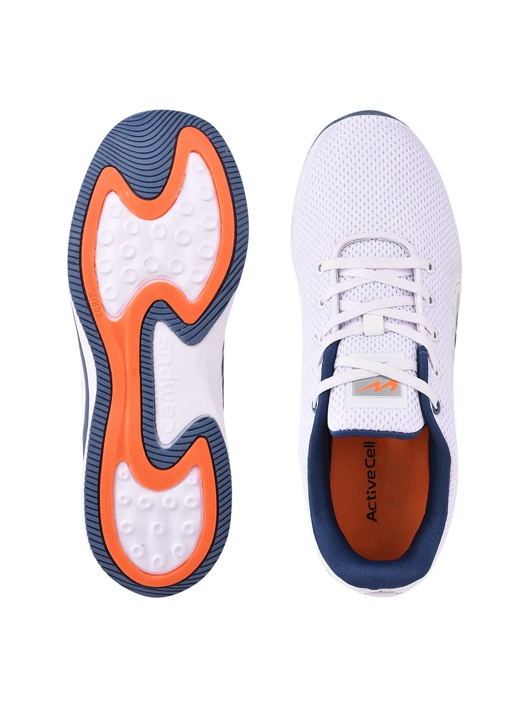 LIFT White Men's Running Shoes sold by Campus Shoes product image thumbnail 4