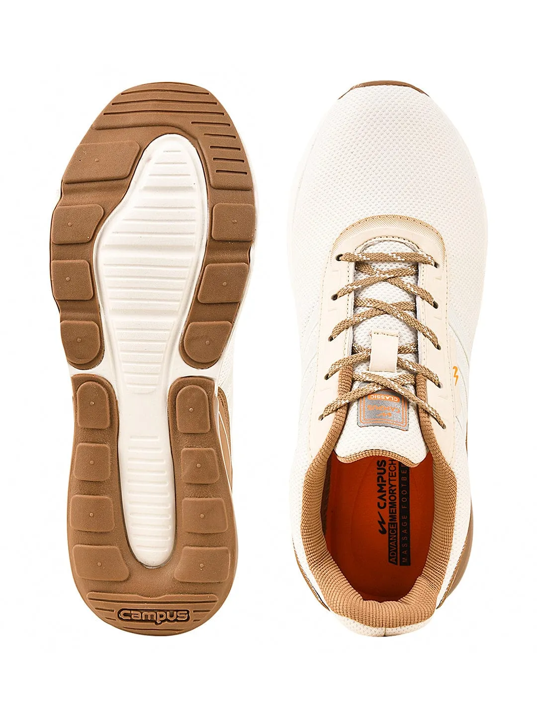 CAMP STAR White Men's Running Shoes sold by Campus Shoes product image thumbnail 5