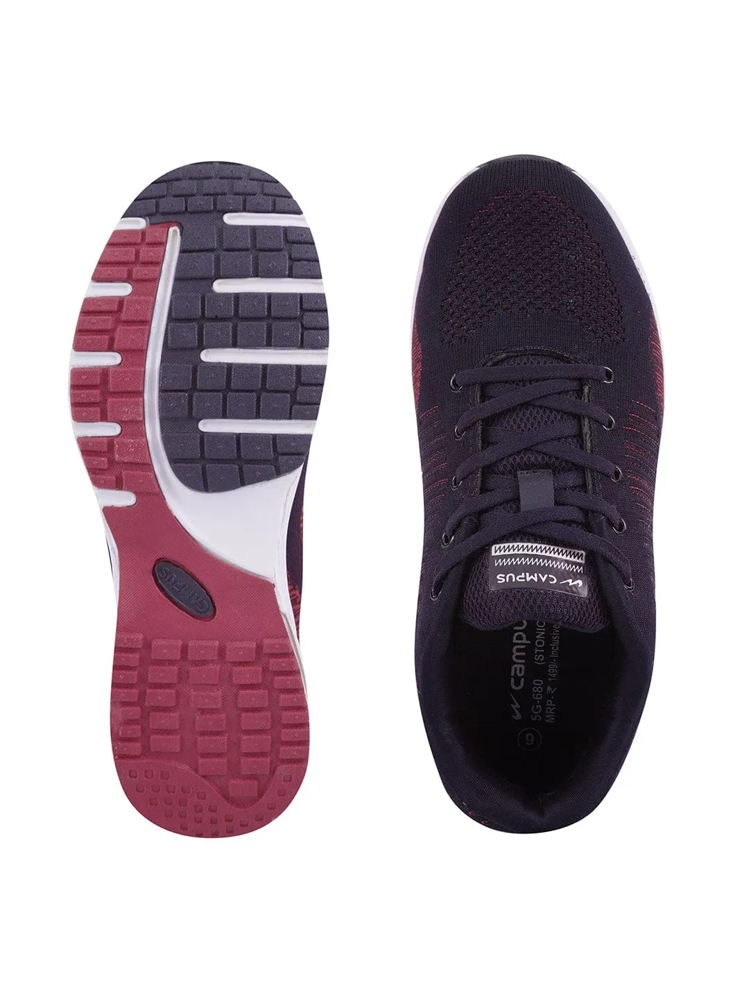 STONIC Navy Men's Sports Shoes sold by Campus Shoes product image thumbnail 4