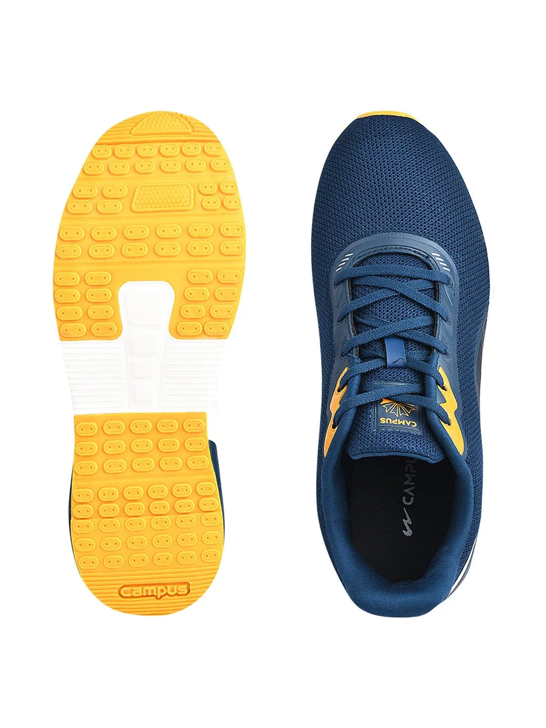 SOLID Blue Men's Running Shoes sold by Campus Shoes product image thumbnail 4