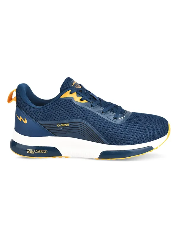 SOLID Blue Men's Running Shoes sold by Campus Shoes