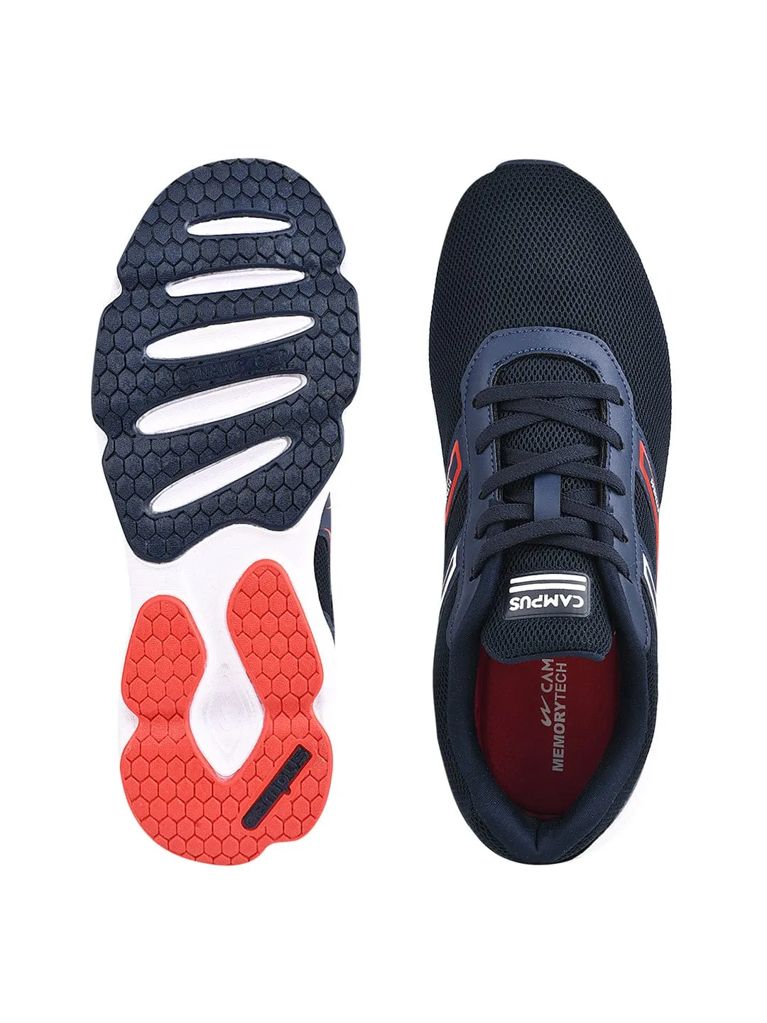 HURRICANE Navy Men's Running Shoes sold by Campus Shoes product image thumbnail 4