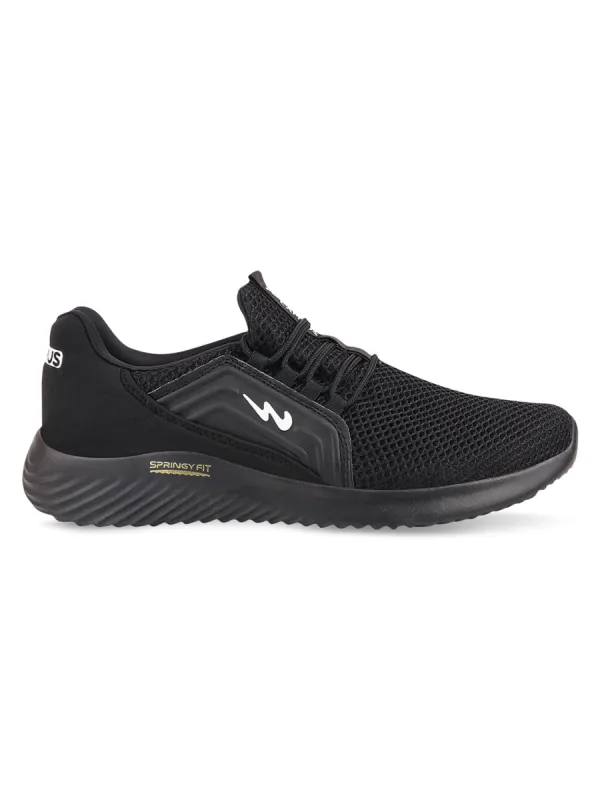 TYSON Pro Black Men's Walking Shoes sold by Campus Shoes