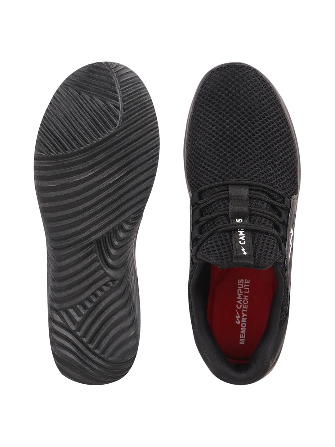 TYSON Pro Black Men's Walking Shoes sold by Campus Shoes product image thumbnail 4