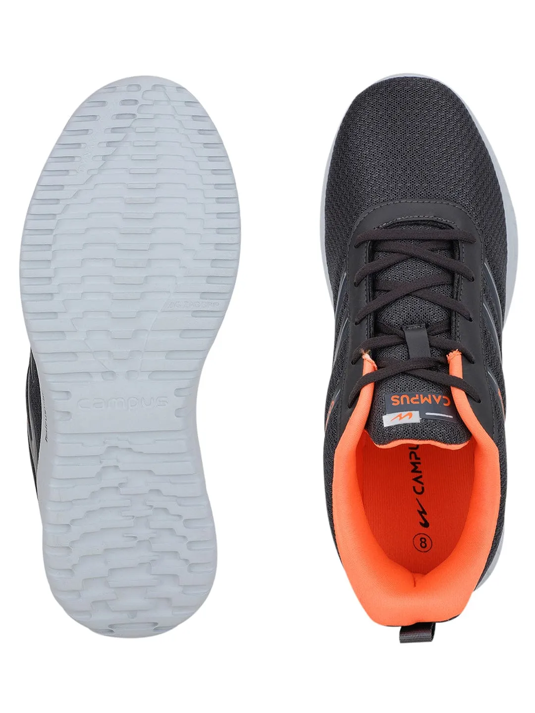 COIN Grey Men's Running Shoes sold by Campus Shoes product image thumbnail 4