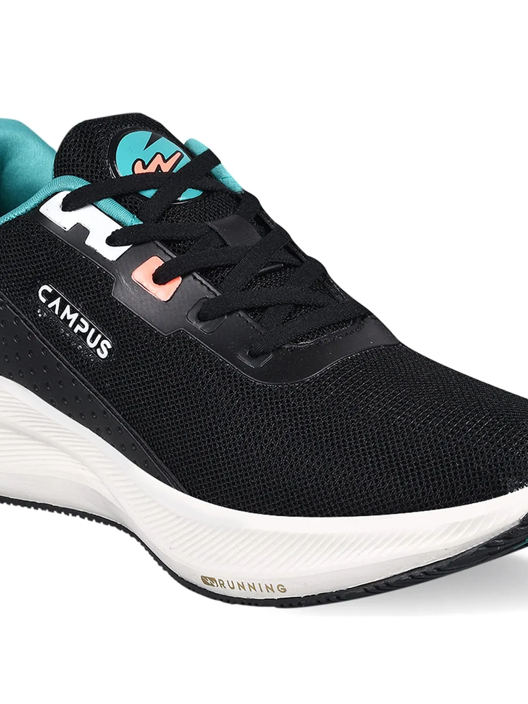 BOLT Black Men's Running Shoes sold by Campus Shoes product image thumbnail 5