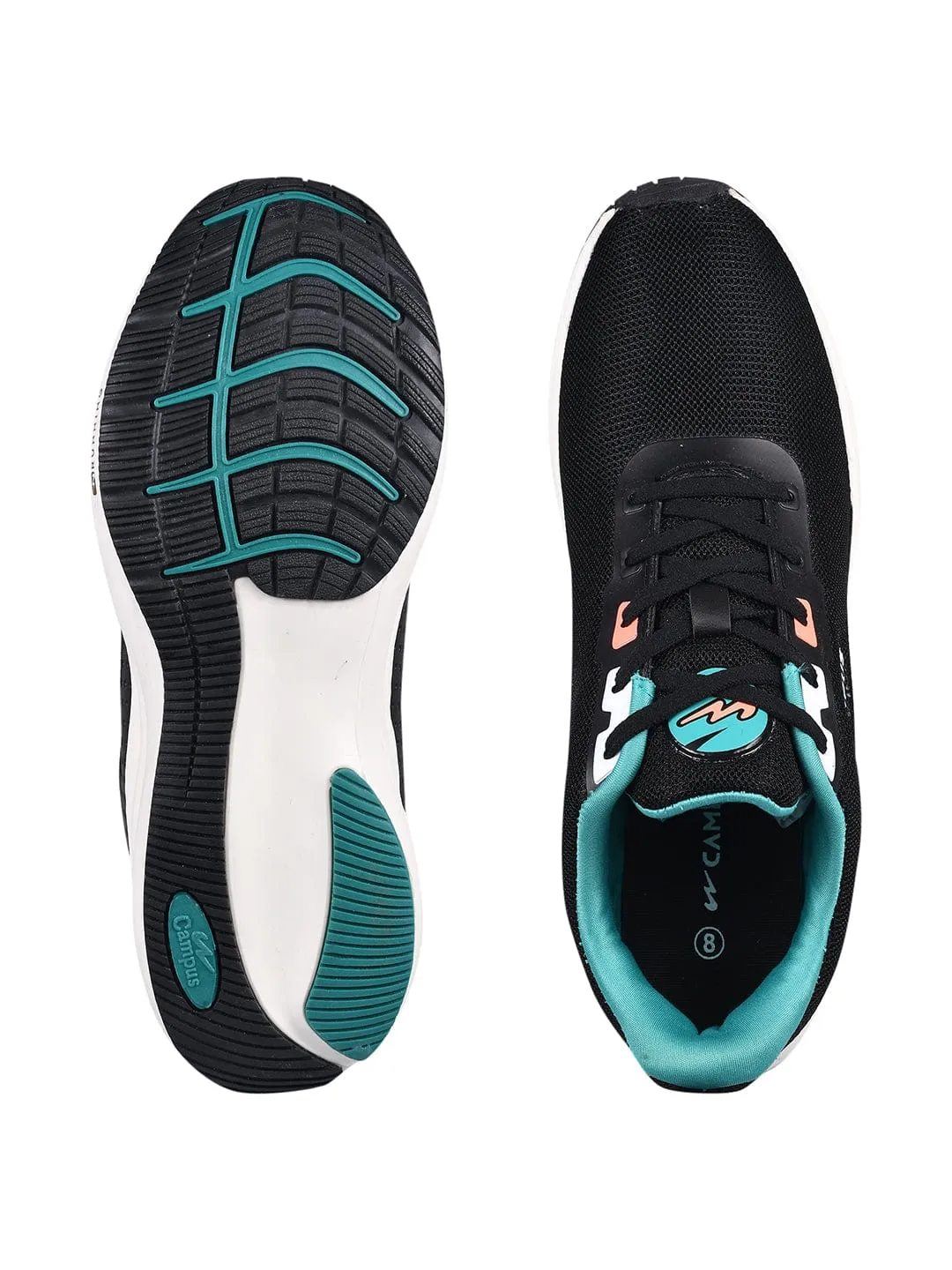 BOLT Black Men's Running Shoes sold by Campus Shoes product image thumbnail 4