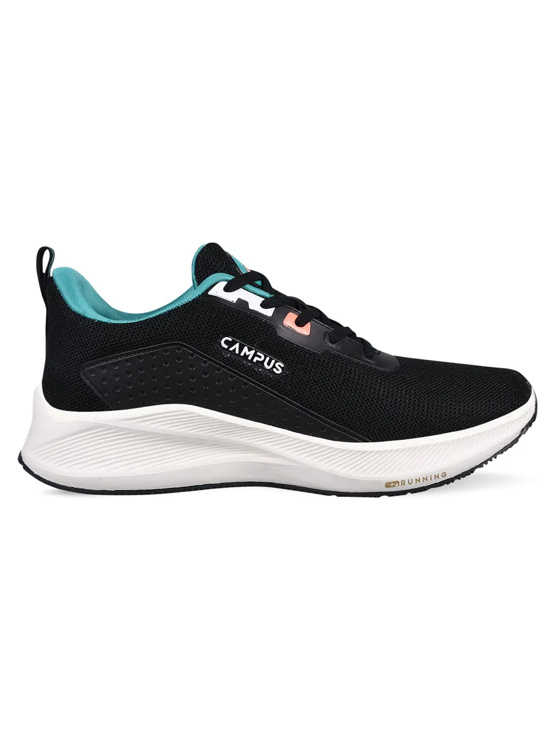 BOLT Black Men's Running Shoes sold by Campus Shoes