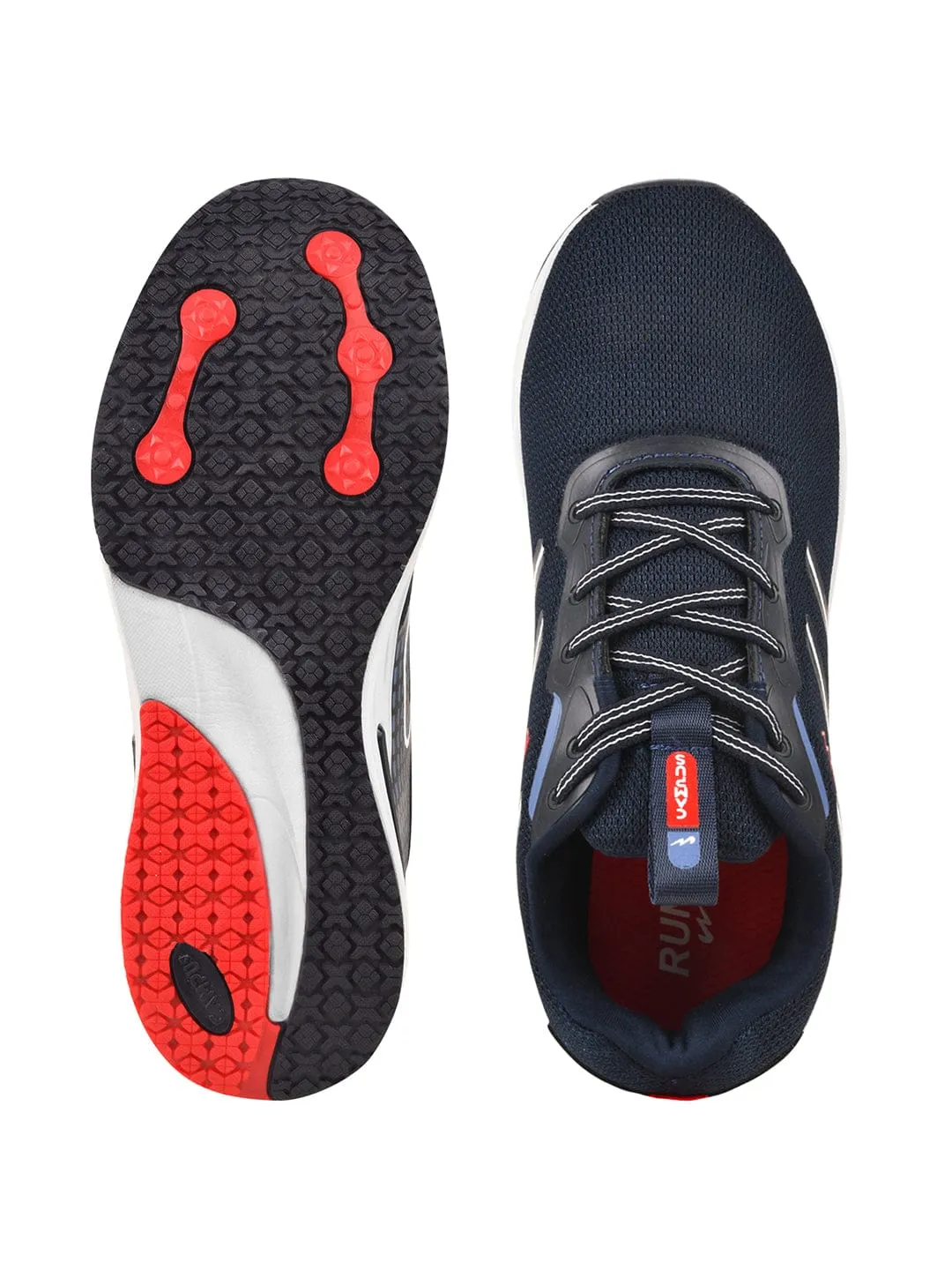 FLOW PRO Navy Men's Running Shoes sold by Campus Shoes product image thumbnail 4