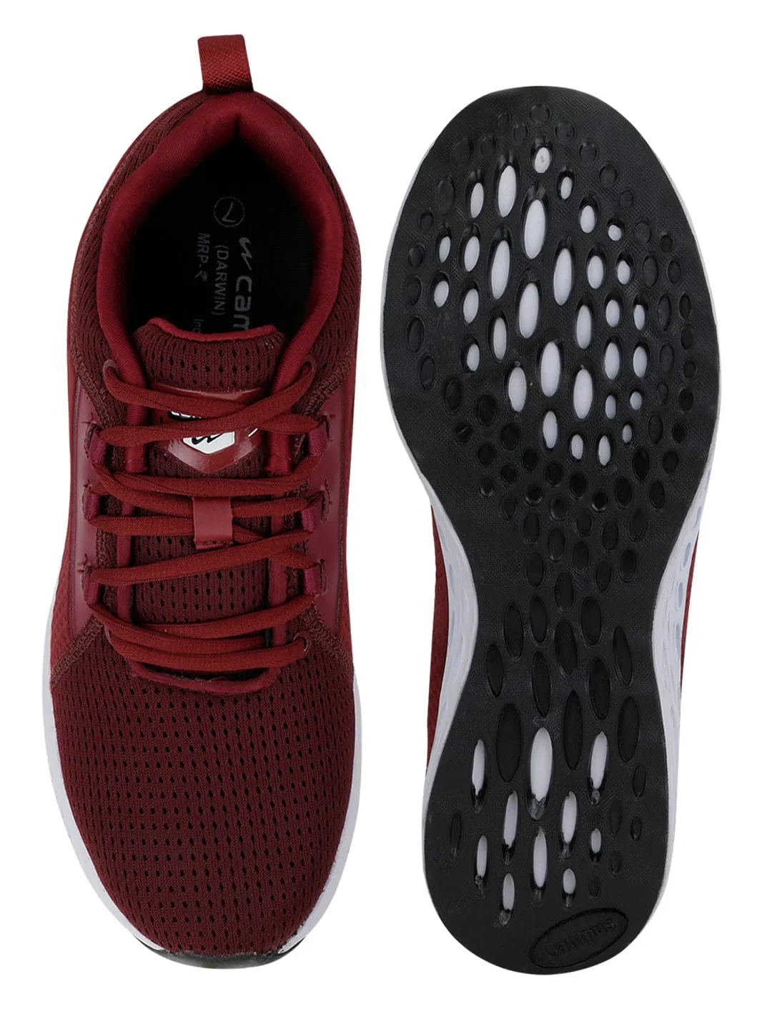 DARWIN Red Men's Running Shoes sold by Campus Shoes product image thumbnail 4
