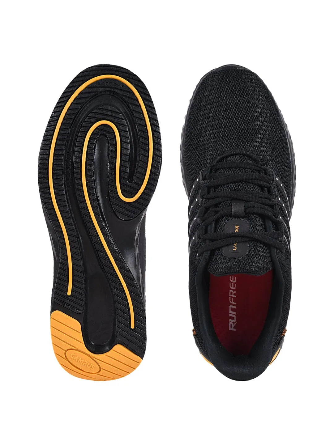 OSLO PRO Black Men's Sports Shoes sold by Campus Shoes product image thumbnail 4