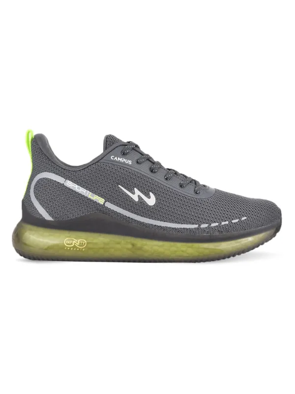 SENSOR Grey Men's Running Shoes sold by Campus Shoes